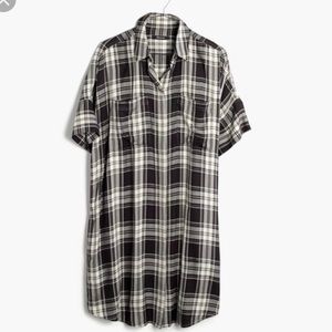 Madewell Courier Shirt Dress sz small